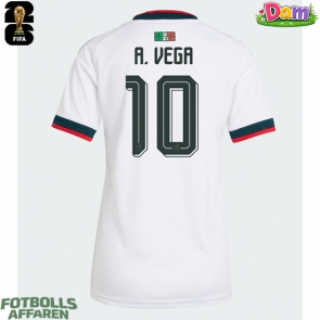 Mexiko Alexis Vega #10 Bortatröja Kvinnor VM 2026 Kortärmad